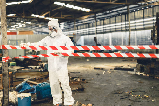 Professional Drug Lab Cleanup technician working in Outlook, WA